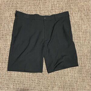 Grand Slam Men's Black Flat Front Shorts